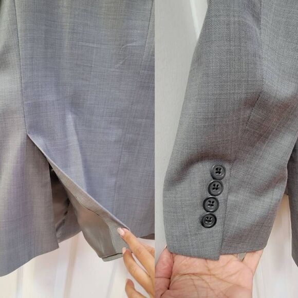 Peter Millar Tailored Wool Grey Suit 44R - Picture 8 of 12